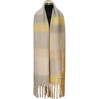 chillouts XXL-Schal »Gero Scarf«, mit dicken Fransen, beige