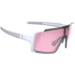 BBB Cycling Fahrradbrille Sportbrille Radsport-Sonnenbrille Herren und Damen Kleinere Passform 100% UV-Schutz Gravelbike Rennrad & MTB Chester Narrow Matt Weiß Pink BSG-73