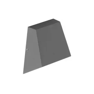 Brumberg LED Wandanbauleuchte ALEXIS, IP54, 230V AC, 50 Hz, 7W, 3000K, 457lm, graphit, schaltbar BRUM-65021103