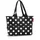 E1 Shopper Synthetik Dots White