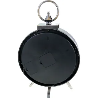 Standuhr Antik mit sichtbar beweglichen Zahnrädern 48cm Uhr Metall Vintage Style - Bunt