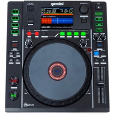 Gemini MDJ-900 - USB DJ Media Player - 4.3 Zoll Farbdisplay - 8 Zoll Jogwheel