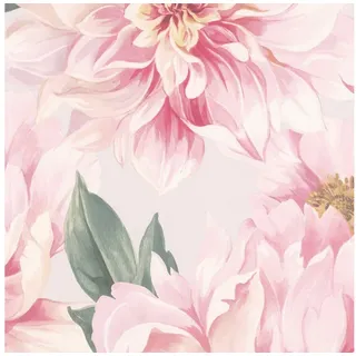 Rasch Textil Rasch Papiertapete »Tapete 201345 mit Blumen« geblümt glatt Blumentapete