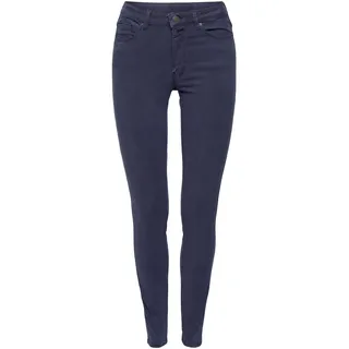 ESPRIT Damen Hose, Skinny, Synthetik, Navy, 29W / 34L