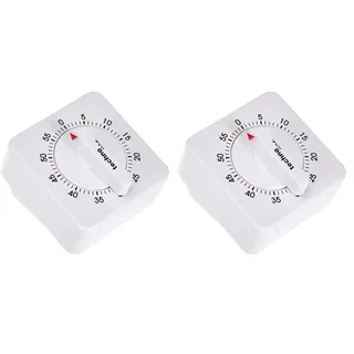 Technoline KZW Analog Kurzzeitwecker weiß, 1 - Pack (Packung mit 2)