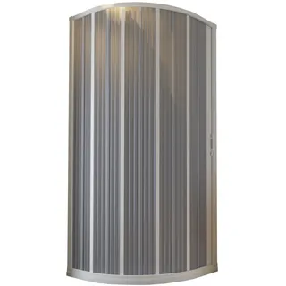 Forte Duschkabine mit Pendeltür 90 x 90 cm Weiß