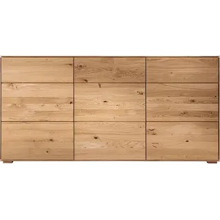 Sideboard 172cm, Wildeiche massiv geölt, WYNDHAM-69 - Braun