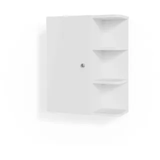 Vicco Badschrank Fynn Weiß 47.2 x 59.2 cm, Model 34603 - Weiß