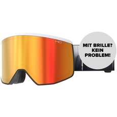 Bild FOUR PRO HD Skibrille - Black / White / Tree - Skibrillen mit kontrastreichen Farben - Hochwertig verspiegelte Snowboardbrille - Brille mit Live Fit Rahmen - Skibrille für Brillenträger