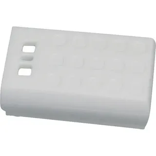 SOLUNA Spannschuh für Plissée nach Maß aus Kunststoff weiss