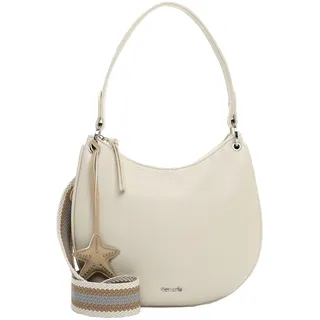 Beuteltasche TAMARIS "Beutel TAS Kea", Damen, Gr. B/H/T: 30cm x 24cm x 3cm 0, beige (beige 400), Polyurethan, Taschen Beuteltasche