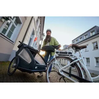 Croozer Kid Yuuna Kinderanhänger schwarz 2025