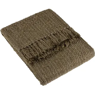 Hoem Morni Überwurf mit gewebten Fransen