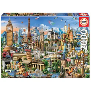 Educa Europe Landmarks 2000 Teile