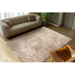 OBSESSION Teppich »My Bella 238« rechteckig 13 mm Höhe Orient Optik, Hoch-Tief Effekt, mit Fransen, Vintage Design rosa B : cm 1 Stk.