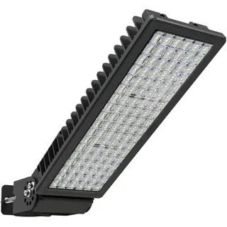 HOPEDAMAI 100W Straßenlaterne LED Strahler Außen, 14000LM Strassenlampe, 230V 6500K Strassenlaterne Mastleuchte Lampe, IP67 Wasserdicht Flutlicht mit Kabelverbinder für Garten, Parkplatzbeleuchtung