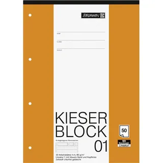 Brunnen Brunnen, Arbeitsblock gelocht A4 liniert (1042941)