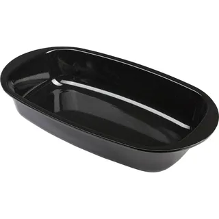 Westmark Brotbackform - hochwertige Emaille Backform für Brot wie vom Bäcker - 32 cm - für gleichmäßiges Bräunen - 100% kratzfest (schwarz)