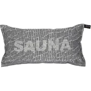 Jokipiin Pellava Saunakissen, Saunatikut-Kollektion von Jokipiin Pellava, Weiß/Schwarz