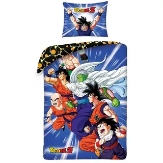 Halantex Dragonball Z Protagonisten Mehrfarbig 140 x 200 cm + 70 x 90 cm