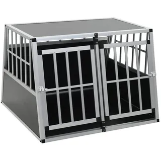 vidaXL Hundetransportbox mit Doppeltür 94 x 88 x 69 cm