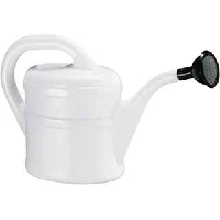 Gießkanne WEIß Blumenkanne Kunststoff für groß & klein, Garten & Zimmerpflanzen Gießkannen Gieskanne Gieskannen Giesskanne 2L 2 L Liter Watering Can Gieskannen2Liter + 1 Bildmagnet