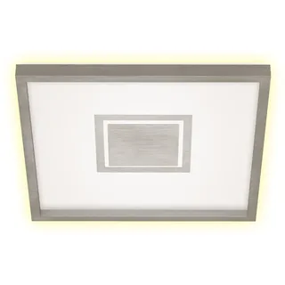 Briloner GEO 1 LED-Panel quadratisch silber