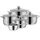 Diadem Plus Topf-Set 5-tlg. Bratentopf + Fleischtopf + Stieltopf
