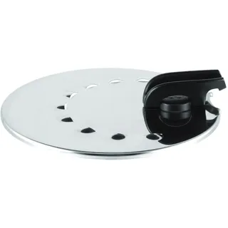 Tefal Tefa Ingenio Spritzschutzdeckel, aufstellbarer Edelstahl Multideckel 20-28 cm, kompatibel mit Ingenio Topf und Pfannensets, platzsparend, stapelbar, spülmaschinengeeignet, einfaches Abgießen, L98298