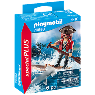 Playmobil Special Plus Pirat mit Floß und Hammerhai 70598