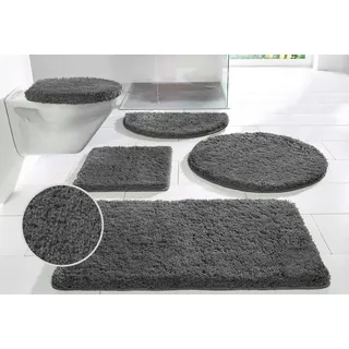 Badematte »Sanremo, Badvorleger, Badezimmer Teppich, sehr weich« durch Microfaser, Badematten auch als 3-tlg. Set erhältlich