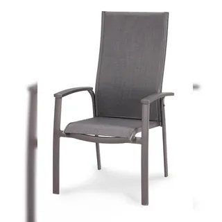 BEST Freizeitmöbel BEST Gartenstuhl Larino 62 x 68 x 110 cm anthrazit/matt 1 St.