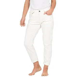 Hurley Damen W Laney Mom Oceancare Denim Hose Freizeithose, weiß, 26