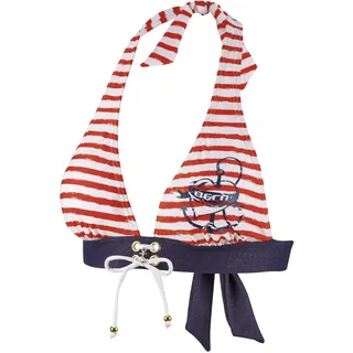 BECO Beermann Damen Bikinioberteil BECO Bikini Top, C-Cup Sailors Romance, rot/Marine, 38, 36271