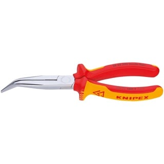 Knipex Flachrundzange mit Schneide 200 mm