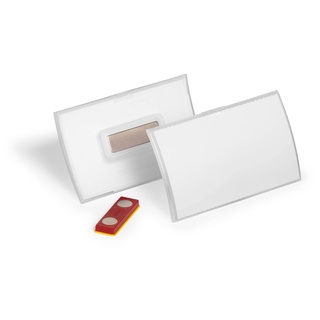 Durable CLICK FOLD Namensschilder mit Magnet 9,0 x 5,4 cm