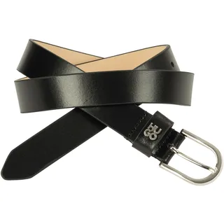 Hugo Damengürtel Leder schwarz 95