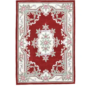 THEKO "Ming" rechteckig 14 mm Höhe handgefertigt, Pastell-Farben, florales Design, Wohnzimmer,