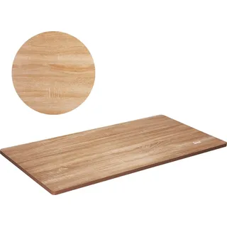 Vevor Tischplatte 25mm Spanplatte 1400x700mm Holzplatte P2-Material melaminharzbeschichtet Spanholzplatte abgerundete Ecke Schreibtischplatte Ideal für Werkbank Reparaturwerkbank Bürotisch Esstisch