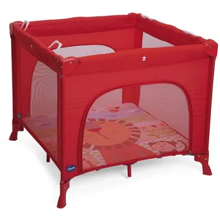 Chicco Open Box Laufstall, Reisebett für Babys und Kleinkinder von der Geburt bis 15 kg, faltbar und kompakt, mit Spielmatte, Mesh-Fenster, 4 Griffe und Transporttasche