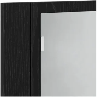 vidaXL Eichen-Optik 60 cm Schwarz