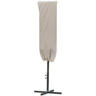Outsunny Sonnenschirmhülle, Polyester-Gewebe mit PU-Beschichtung, Khaki , Braun , Kunststoff , 63x164x63 cm , Sonnenschutz, Sonnenschirmhüllen