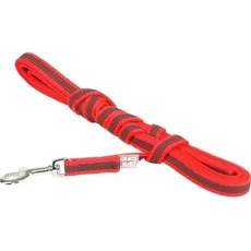 Julius-K9 C&G - Super-grip leash.red/grey.14mm/3m.with handle.max 30kg