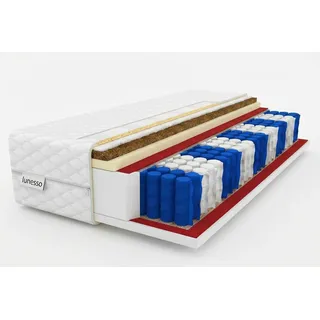 Matratze Kokoseinlage Kokos Taschenfederker 17Cm H3 H4 9 Zonen 80-200Cm