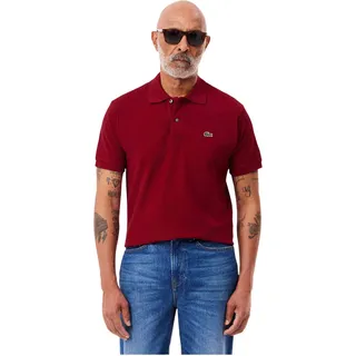 Lacoste Herren Poloshirt Bordeaux Frühling Sommer : Größe - 3XL Größe: 3XL - bordeaux