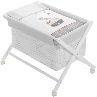 Interbaby 91922-01 Babywiege Modell Pirat, weiß, 8.06 kg