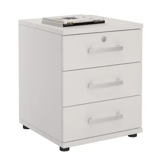 CARO-Möbel Rollcontainer Toronto weiß