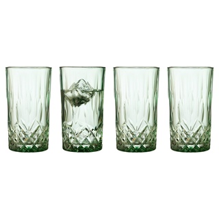 Lyngby Glas Sorrento Highball 38 cl 4 Stck. Grün