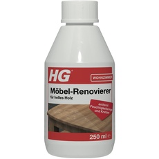 HG Möbel-Renovierer für Helles Holz – Neuer Glanz für alte Möbel, entfernt kleine Kratzer, Flecken und Feuchtigkeitsringe - 500 ml
