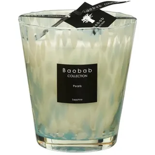 Baobab Collection Baobab Max 16 Pearls Sapphire Kerze 16 cm blau